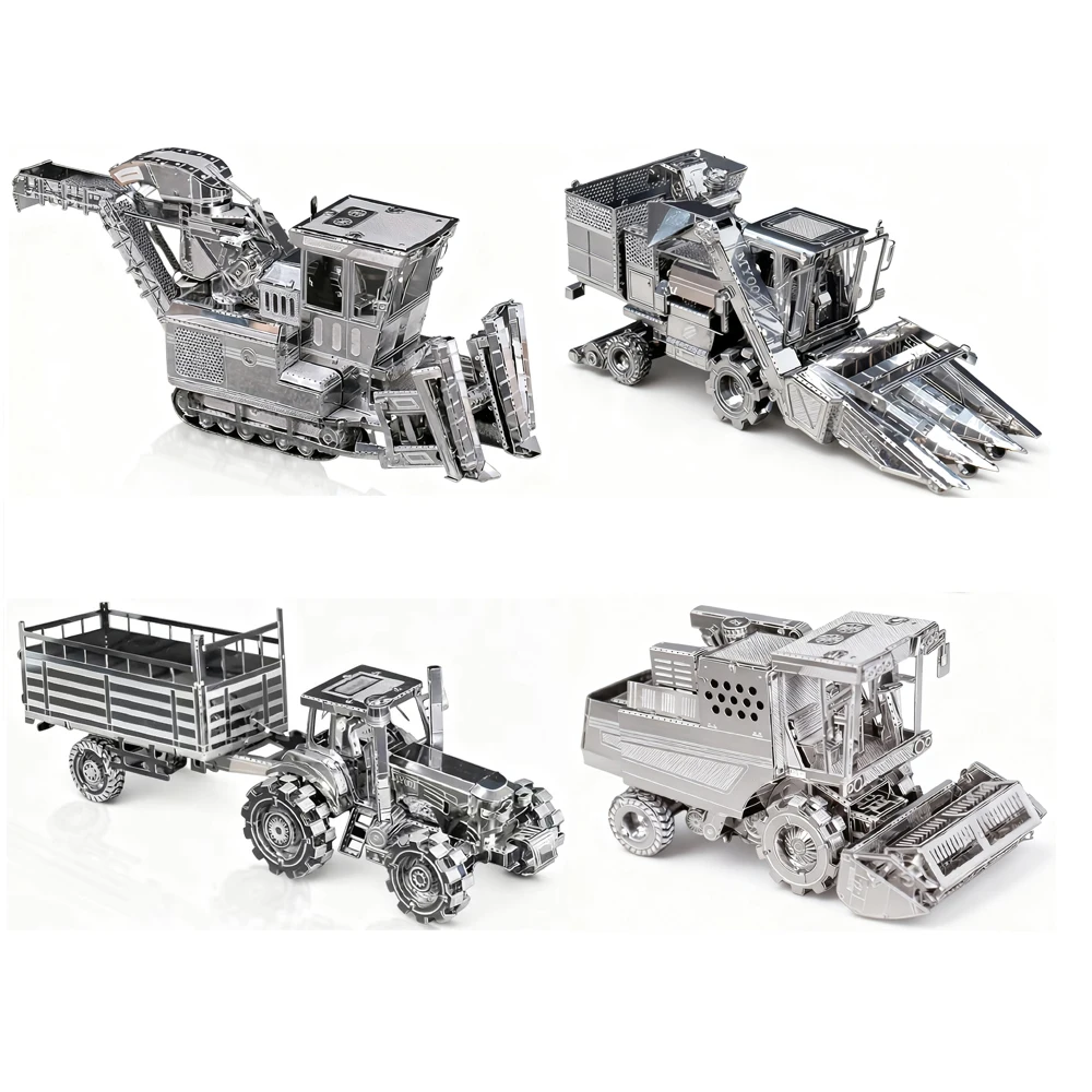Engineering vehicle model 3D Metal Puzzle model DIY Laser Cut Jigsaw Model For Adult  Educational Toys Desktop decoration