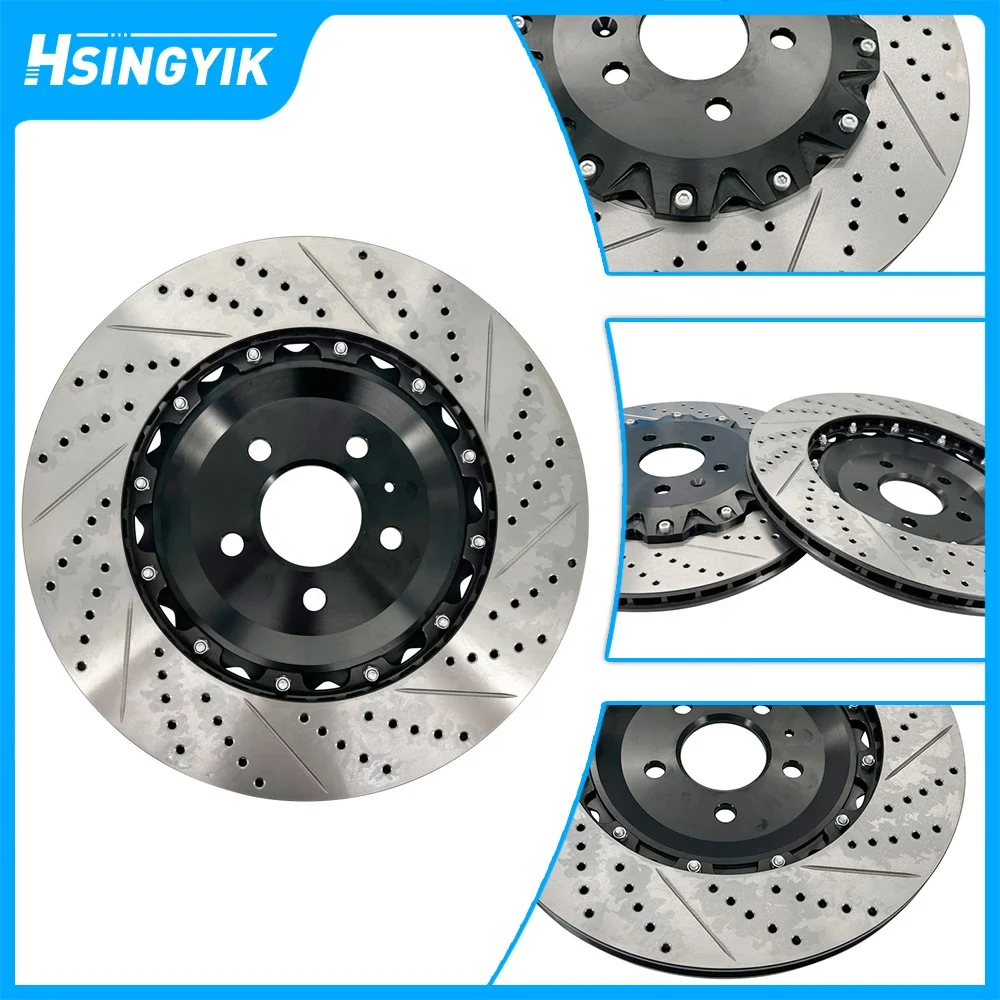 2 Pieces Rotor Brake Discs For Audi 2014 S6 C7 S7 400Mm Brake Rotors