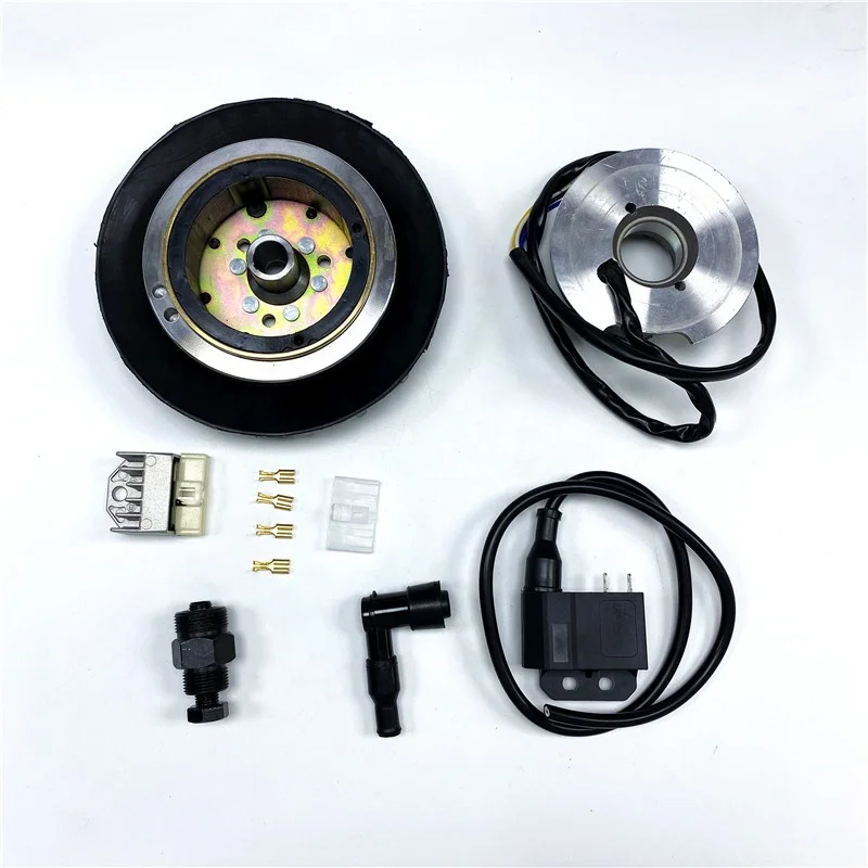 For Vespa 50 125 ET3 PK 19mm Cone 12 Volt Electric Flywheel Cone Ignition Stator Kit - Image 2