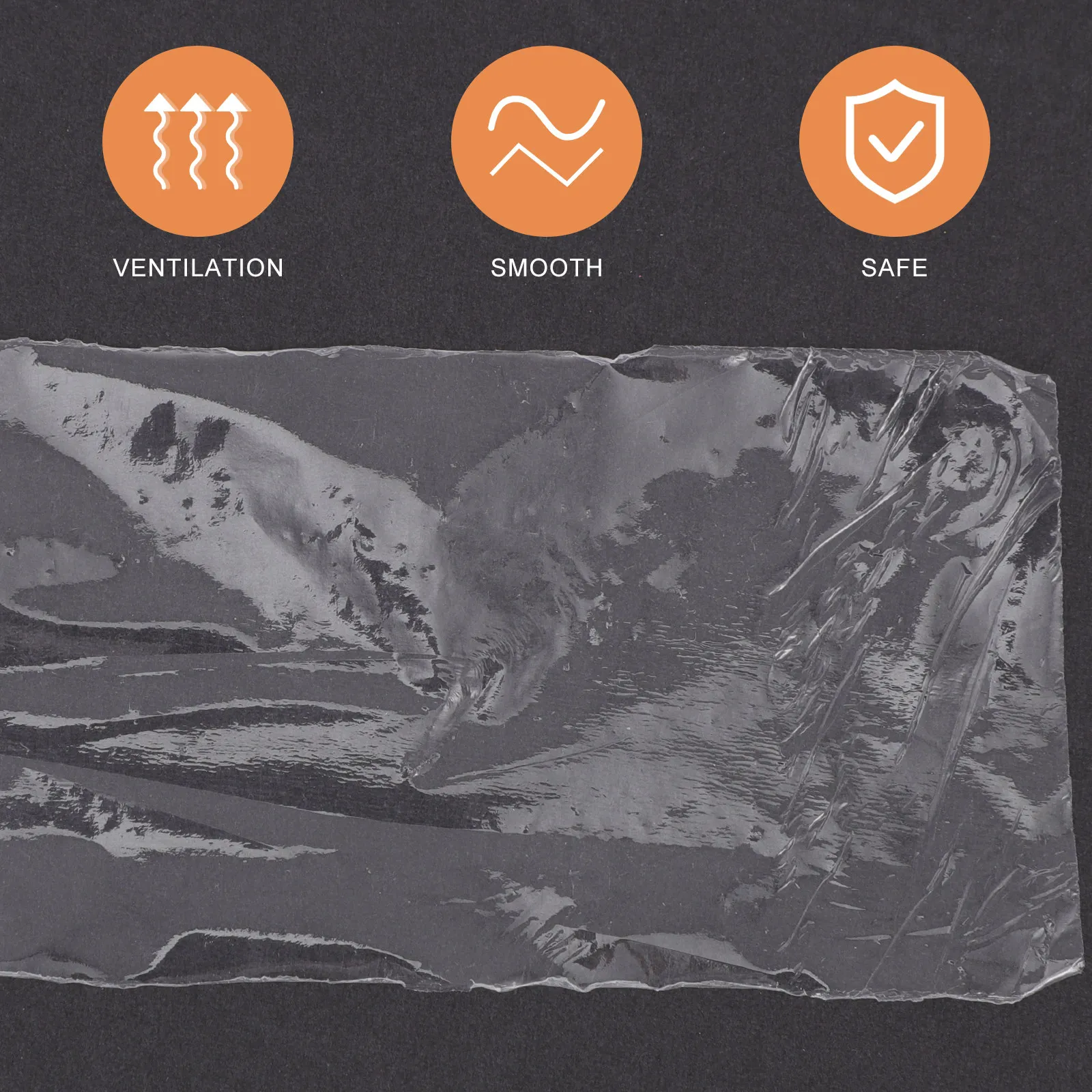 

3 шт. Профессиональная прозрачная пленка для губ с гладким покрытием, легкая, с хорошей адгезией, для салонов красоты и макияжа