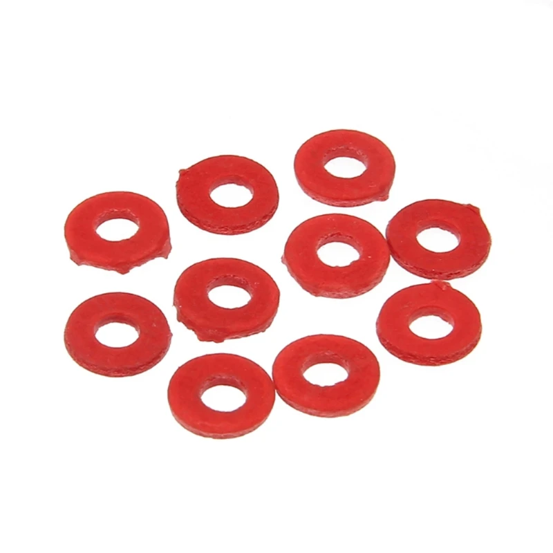 100Pcs 8Cm/3Cm Diameter Fiber Moederbord Isolerende Wasmachines Rood