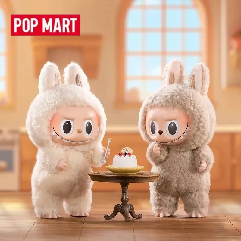 

POP MART LABUBU THE MONSTERS - Захватывающая макаронная виниловая коробка для лица, игрушки Kawaii, аниме, фигурка Caixa Surprise Mystery Box