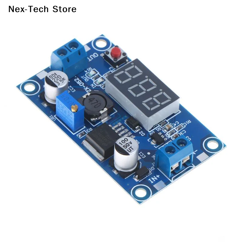 [NT]LM2596 DC DC Step Down Converter LED Display Voltage Regulator Volt Meter 4.0~40 To 1.3-37V Adapter Adjustable Power Supply
