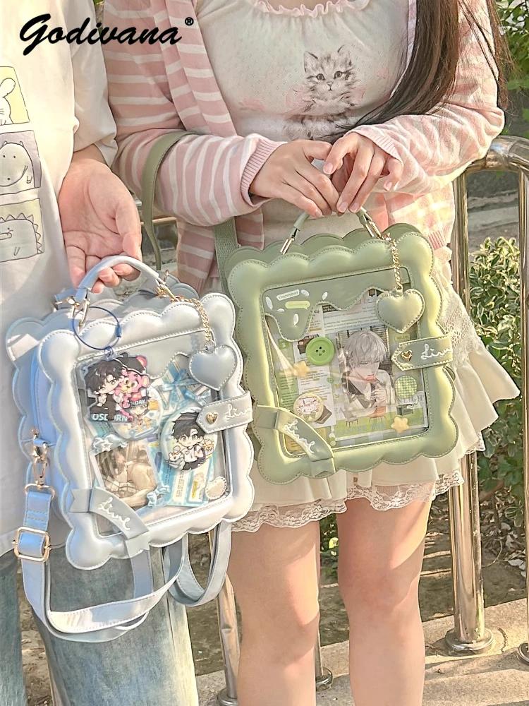 

Original Itabag Women's Crossbody Double Shoulder Baby Doll Bag Cute Girls Y2k Tote Handbags