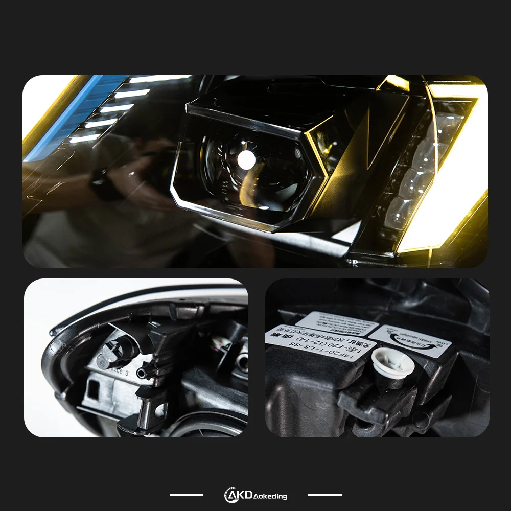 Car Lights for BMW F20 2012-2015 1-series LED Auto Headlights Assembly Upgrade Bifocal Lens Dynamic Lamp Exterior Accessories