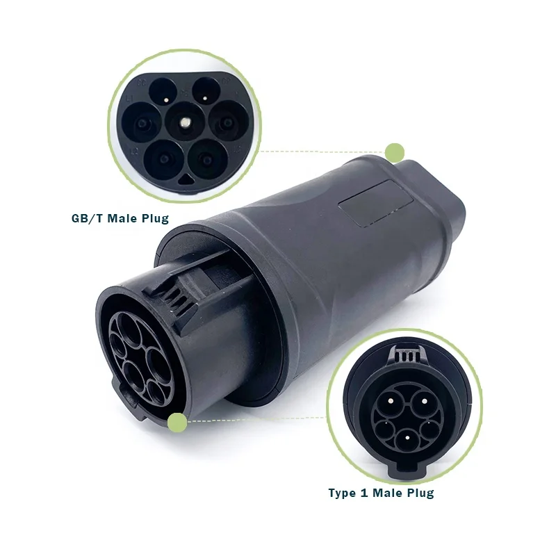 16A 32A J1772  Type 1 Male To GBT EVSE Adapter For China GB/T Electric Vehicle