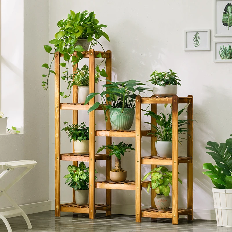 Rack Floor-Standing Multi-Layer Succulent Green Radish Basin Balcony Layout Living Room Interior Storage Special Offer