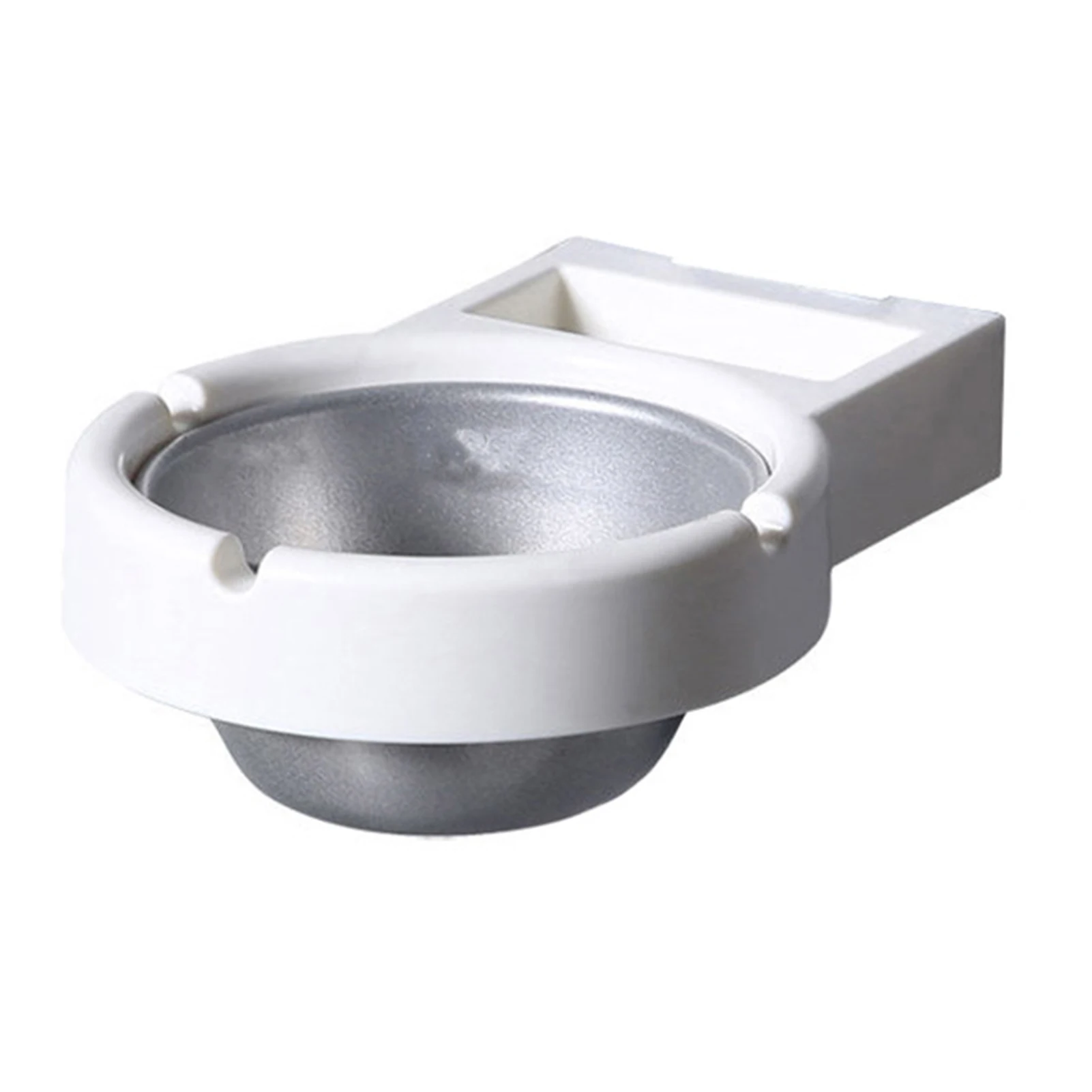 Adhesive Wall Mounted Smoking Ashtray Punch Free Wall Hanging Ashtray for Home Office Hotel Toilet