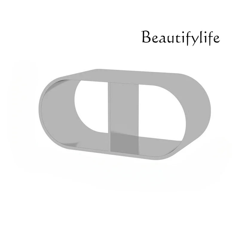 S Stainless Steel Brushed Water Table Clothing Store Display Table Shoe Bag Oval Nakajima Window Display Direct Sales