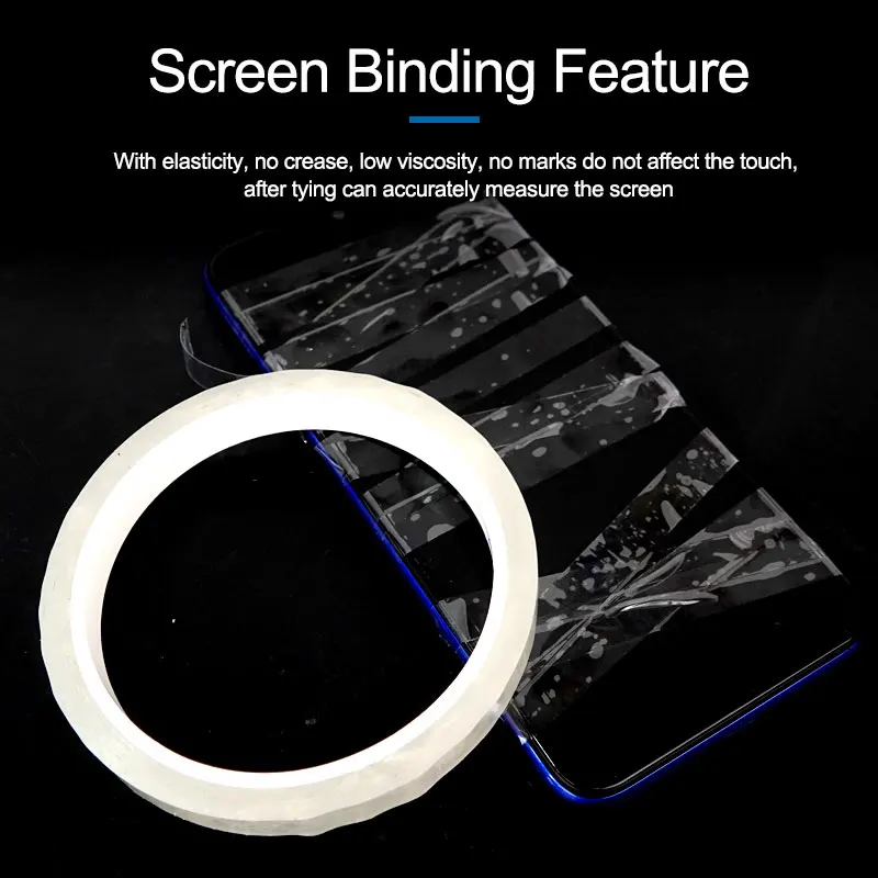 50M LCD Screen Fixed Tape for Mobile Phone Maintenance No Marks Good Elasticity Low Viscosity Frame Rear Cover Bonding Tape