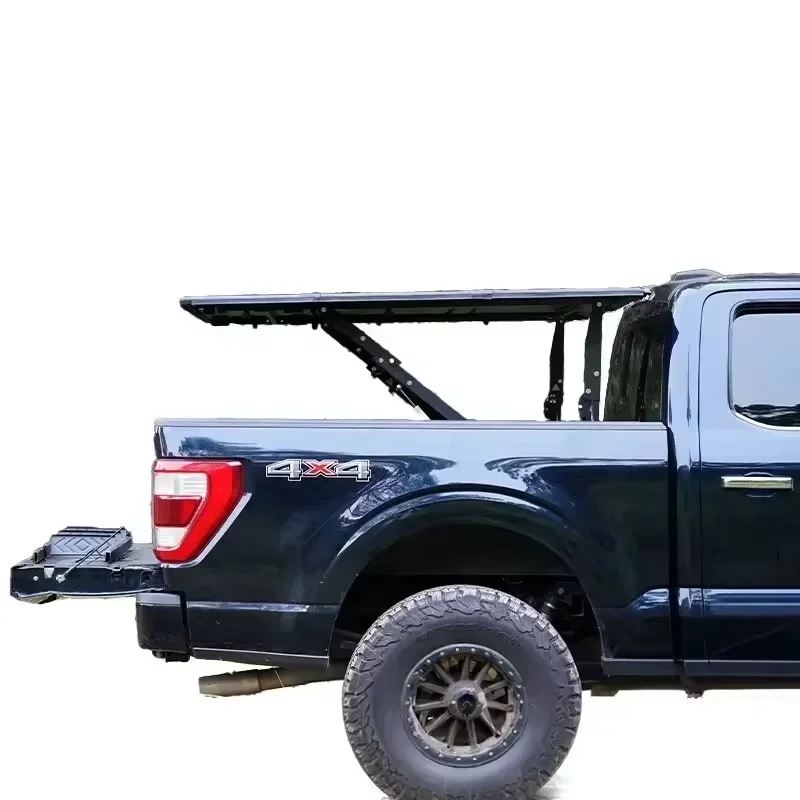 Folding Pickup Cover Accessories Lift Tri-fold Back Seat Cover Hard Top Off-Road Pickup Cover for ARM1500