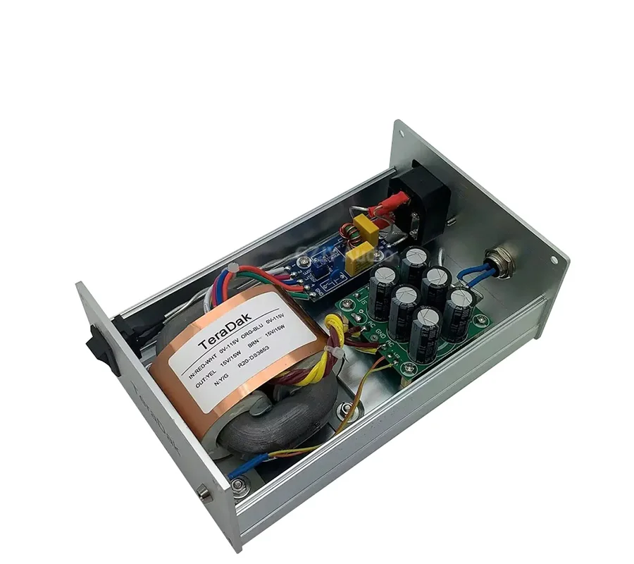 TeraDak DC-30 HiFi Linear Power Supply DC5V3A/DC6V3A/DC9V2.5A/DC12V1.8A/DC15V1.5A For Audio Equipment Upgrade/R-type transformer