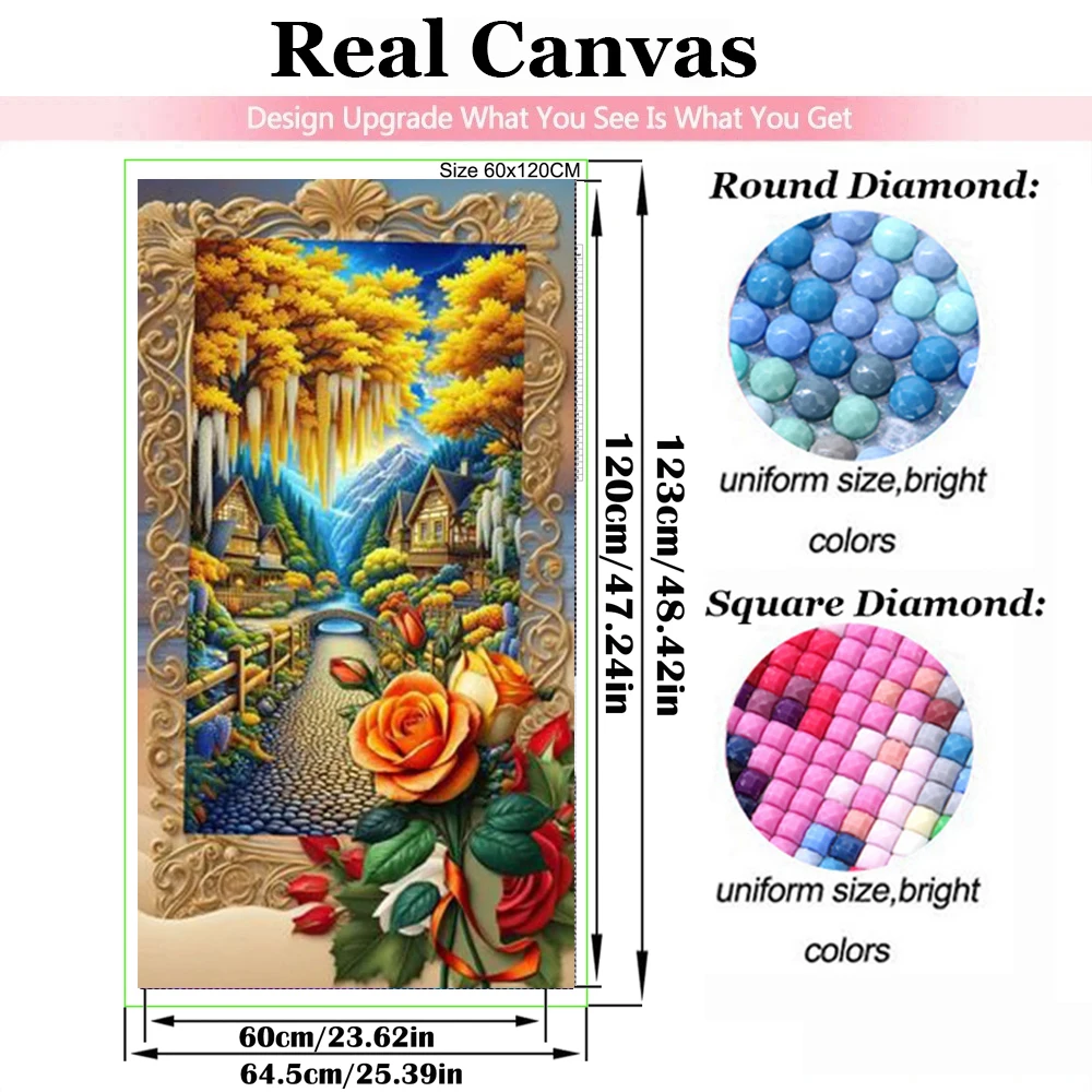 Diamant Malerei Bunte Rose Sch – Embroidery Rose Bewertung und Preis