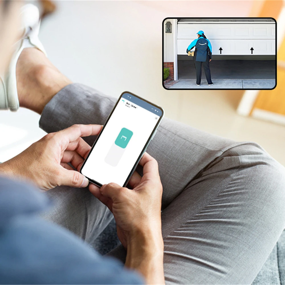 Homekit Wifi Smart Deur Open Garagedeur Afstandsbediening Schakelaar Met/Eu/Us/Uk Plug Control Via Alexa Home