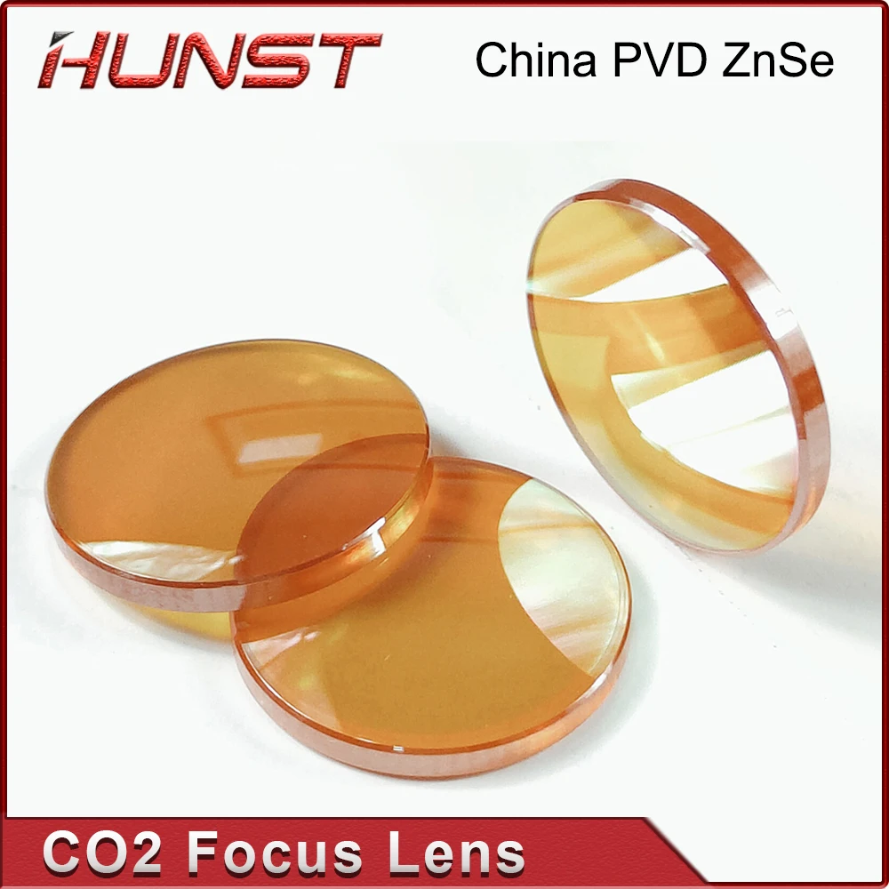 Imagem -02 - Lente de Foco Cnc Hunst-znse China Co2 Pvd Dia 12 mm 18 mm 19.05 mm 20 mm fl 38.1 50.8 63.5 76.2 101.6 mm Gravação do Laser Máquina Corte