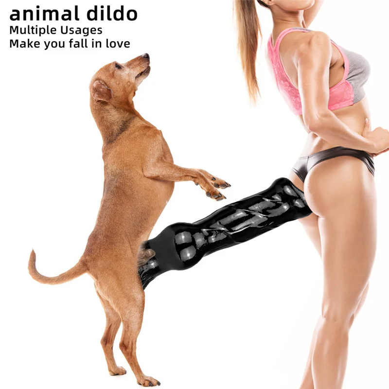 Giant Animal Dildo Sex Toy for Men Women Anal Plug Realistic Penis Dog Dildos Female Masturbator G-Spot Stimualto Adult Supplies