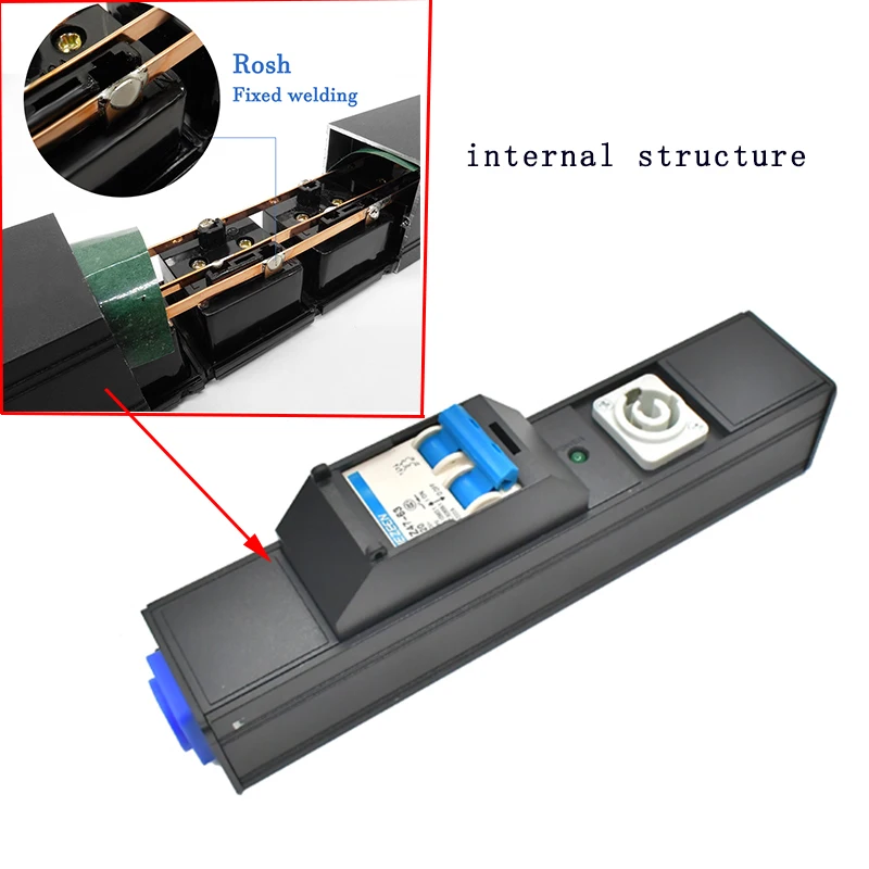 Aluminum Box powercon Enclosure NAC3MPA NAC3MPB 1-11AC Aviation socket for Stage Light LED Connector 20A/250V Air Switch