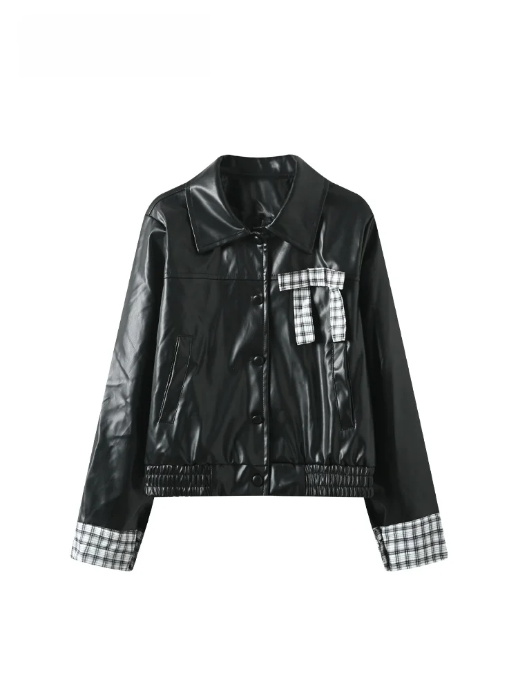 

Большой размер Ne ort Jaet для женщин, осенний модный универсальный новый топ для похудения в стиле ретро для сестер больших размеров