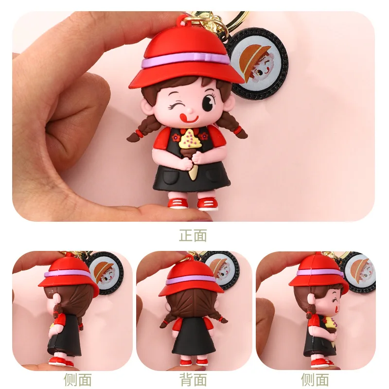 Miniso милая подвеска-брелок для девочек, креативная 3D-фигурка, школьная сумка для пары, подвеска-брелок