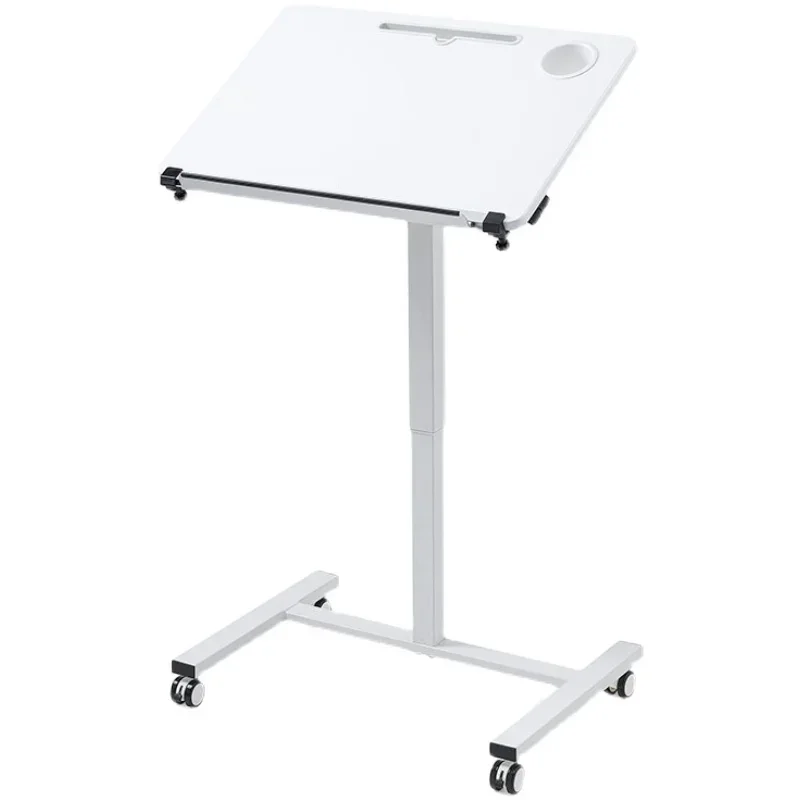 

Folding lift mobile computer desk + whiteboard multi-functional sofa bed side table ergonomic desk