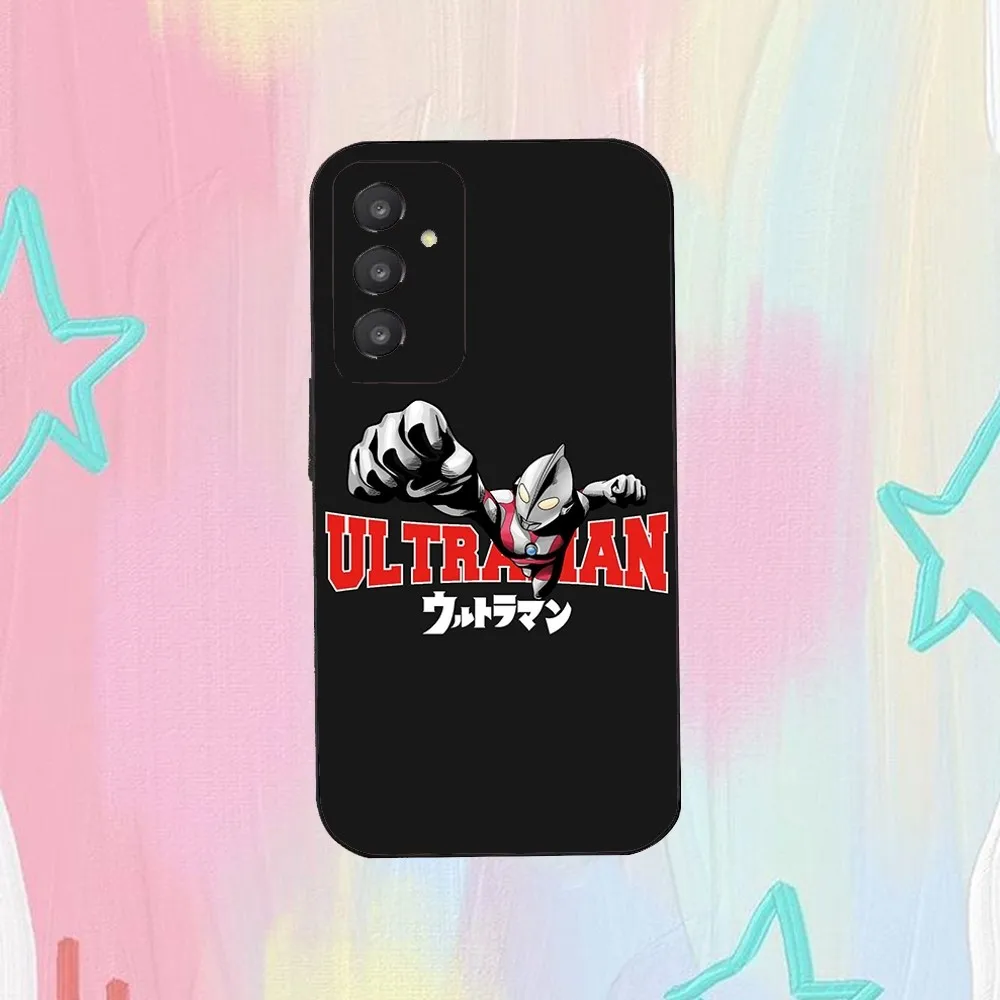 U-Ultraman Anime Phone Case For Samsung Galaxy A52 A12 A51 S21 Edge S22ULTRA S23 S20LITE Plus Ultra Black Cover