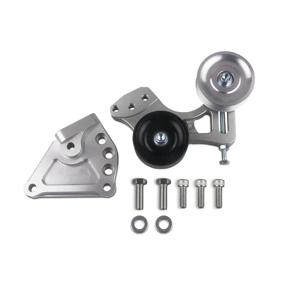 For Honda For Acura K Series Side DC2 EG EK Si For Civic CRV Engine Car Application New Aluminium Mount Pulley Kit K24 K24A2
