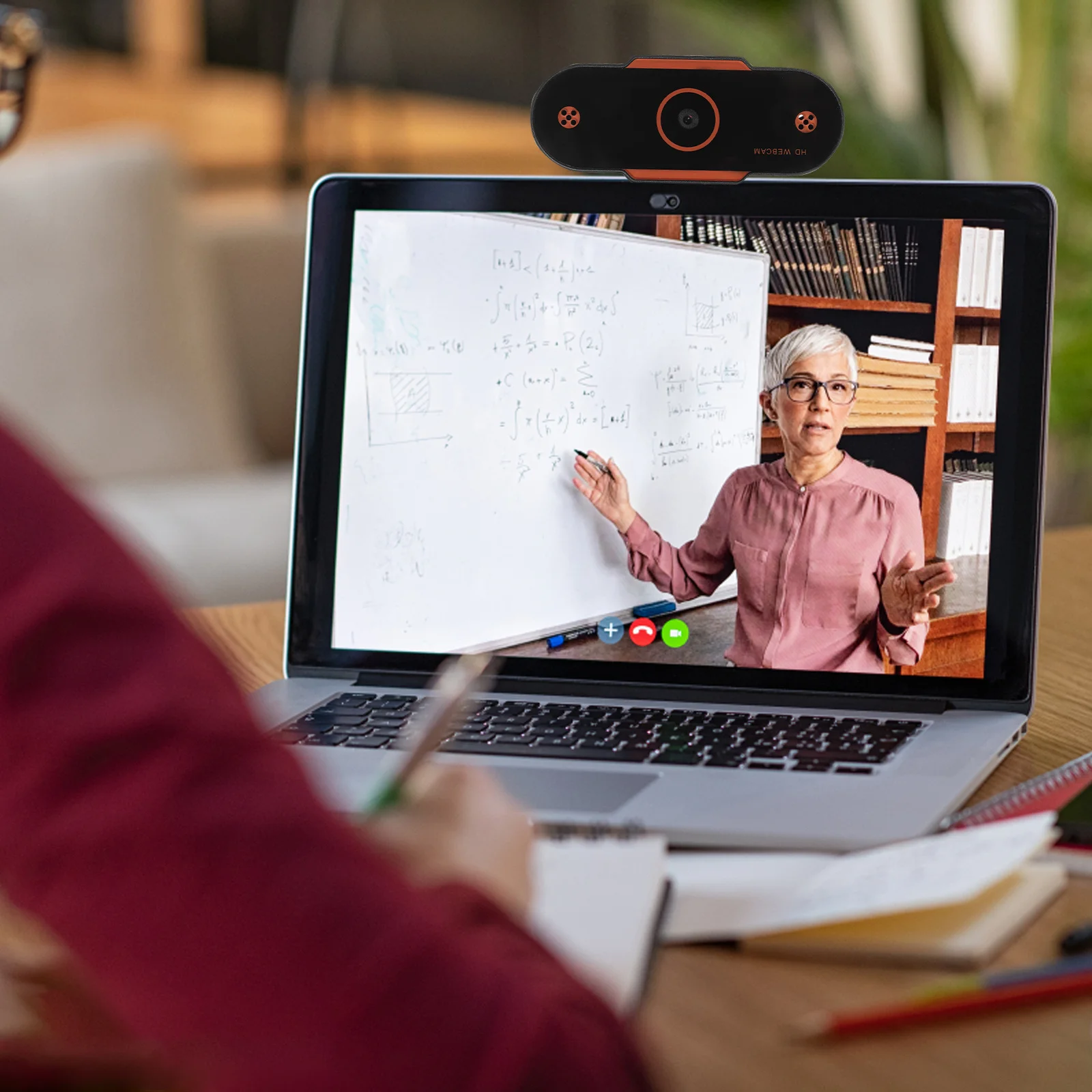 

1080P HD веб-камера USB-камера для ноутбука, настольного компьютера, видеоконференции, прямая трансляция, встроенный микрофон, датчик Cmos, регулируемое основание