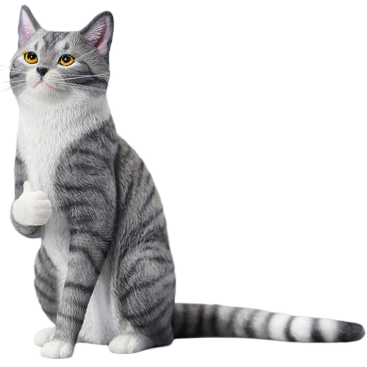 

HiPlay JXK Cat Thumb Up Cat Expertly Hand-Painted Lifelike Safe Resin 1:6 Animal Figurine