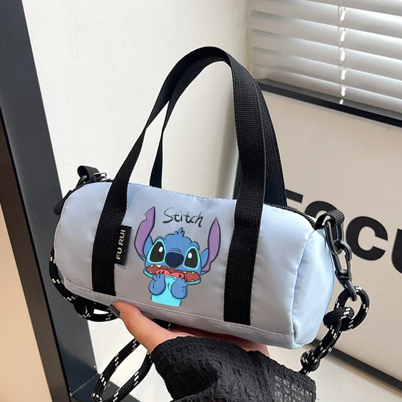 Lilo &Stitch Disney Fashion Messenger Bag Nylon High-capacity Crossbody Bag Convenient Leisure Commuting Sport Pillow Bag Unisex