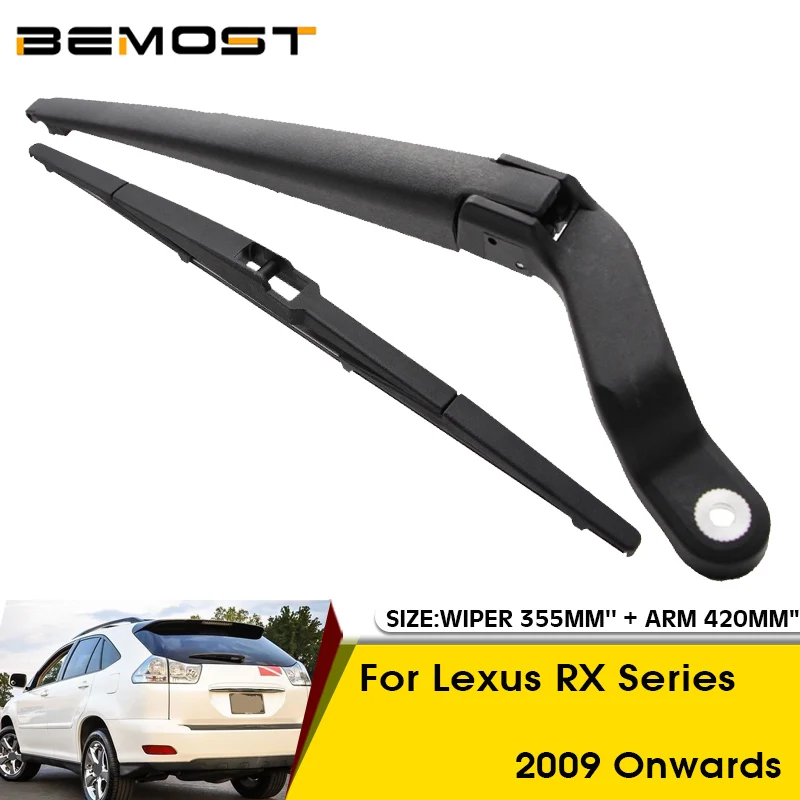 Car Wiper Blade For Lexus RX Series 2009 Onwards Rear Back Windshield Windscreen Rear Wiper 355mm+Arm 420mm Car Accessories