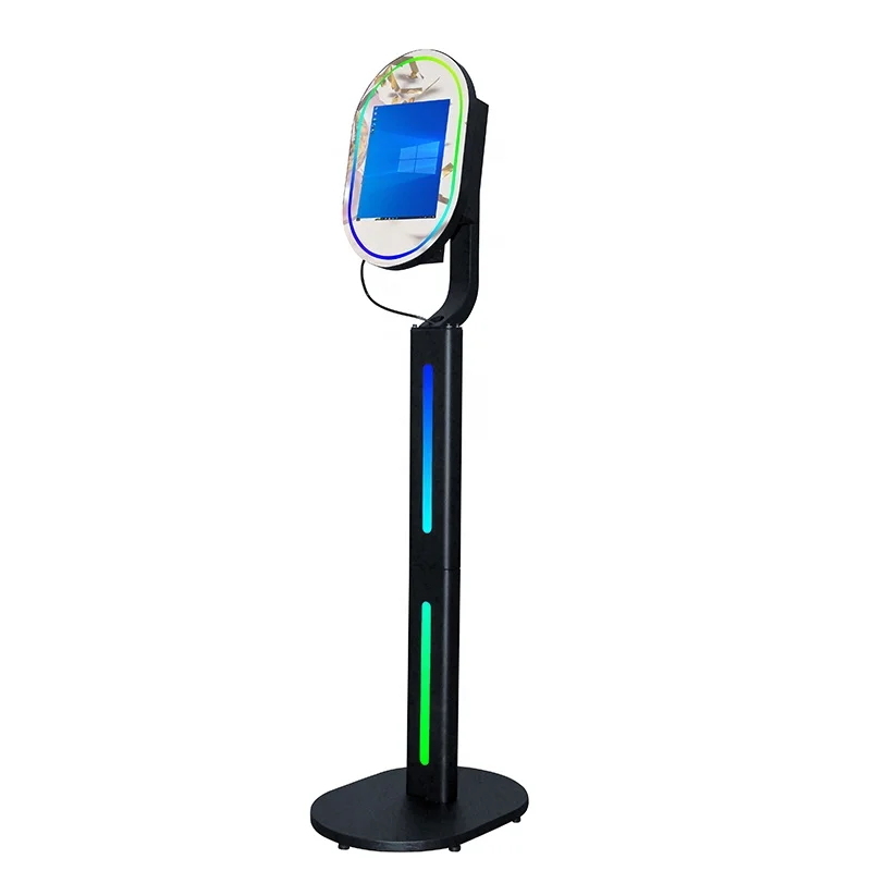 

2023 Wholesale Magic Mirror Photo Booth Machine 13.3 Inch Touch Screen Mirror Photo Booth with Camera