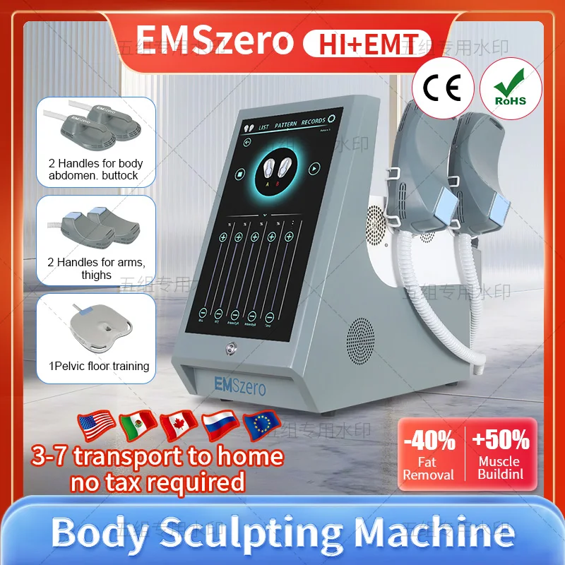 

EMSZERO DLS-EMSLIM RF 6500W Hi-emt Machine Nova Muscle Stimulator Body Massage Equipment for Salon EMSzero