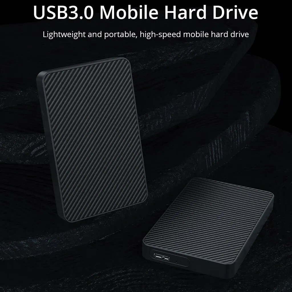 External Hard Drive 2.5 Portable Hard Drive HDD 250GB 320GB 500GB 1TB USB3.0 for Desktop PC Laptops Gaming Consoles TV PS5 Xbox