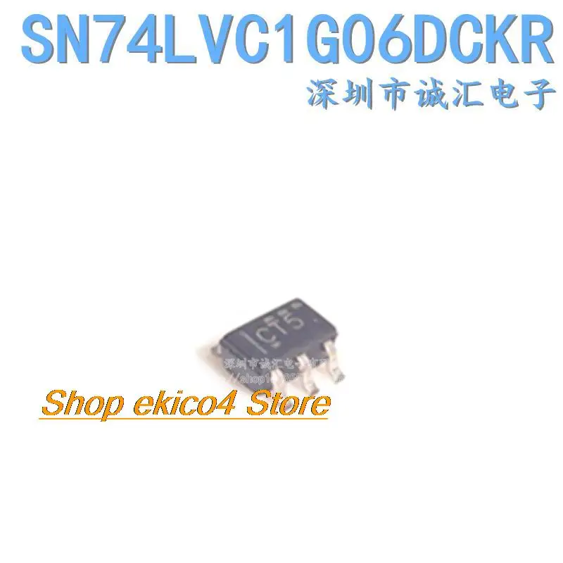 10pieces Original stock  CT5 SN74LVC1G06DCKR SOT-353 