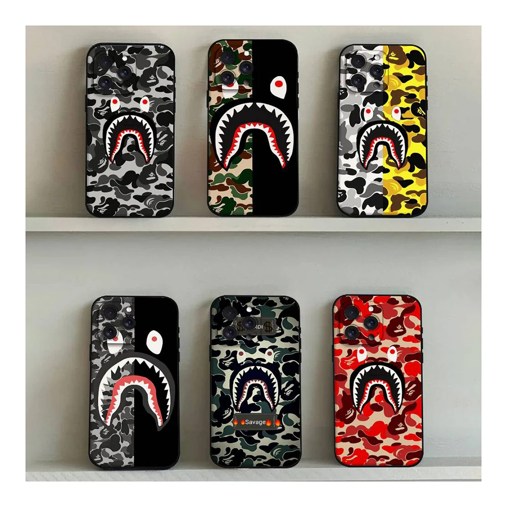 Чехол для iPhone 17, 16e, 16, 15, 14, 13, 12, 11 Pro Max, Mini, X, XR, XS Max, 8, 7, 6, 6S, Air, Plus с изображением головы S-shark, мягкий силиконовый чехол-накладка Чехол для iPhone 17, 16e, 16, 15, 14, 13, 12, 11 Pro Max, Mini, X, XR, XS Max, 8, 7, 6, 6S, Air, Plus с изображением головы S-shark, мягкий силиконовый чехол-накладка