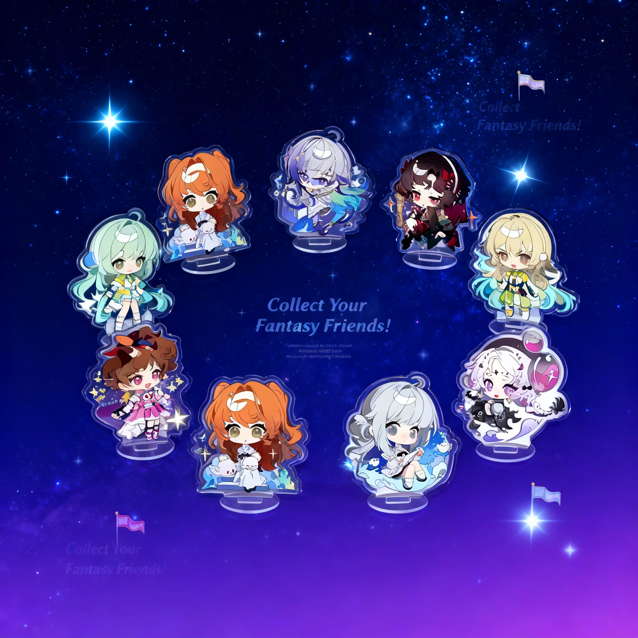 

Коллекционная акриловая фигурка Vertin Re1999, 7 см, многослойная, с персонажем из игры, быстрая доставка, в наличии