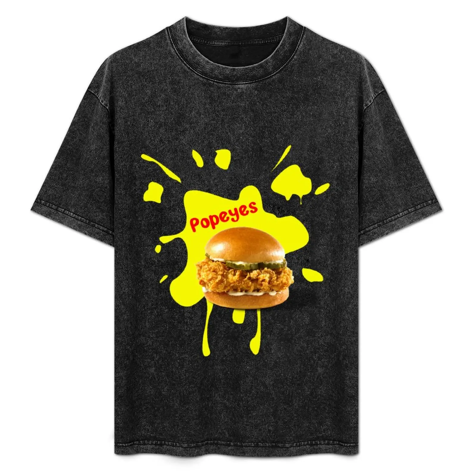 

Popeyes chicken48 T-Shirt Water Resistant Casual T-Shirt