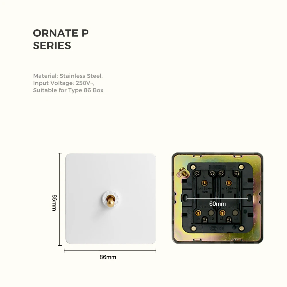 Avoir branco botão interruptor retro latão interruptores de reinicialização dimmer 220v cat6 ue soquetes elétricos parede momentâneo 86 tipo decoração para casa tomada de parede painéis de parede interruptor dimmer bot