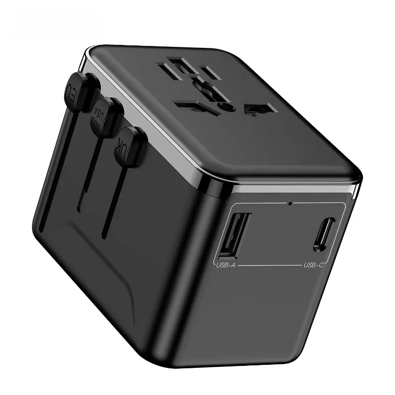 

Converter Socket 1A1C European, British, American and Australian Global Universal Conversion Head Multi-function Conversion Plug