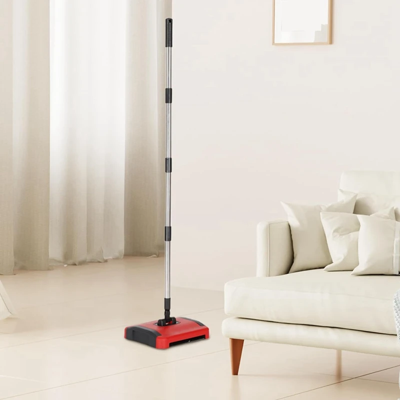 B-A14E Carpet Sweeper Manual Carpet Sweeper Floor Sweeper Carpet Brush Detachable Carpet Cleaner for Pet Hair Dust Debris
