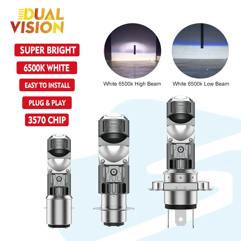 1PCS H6 BA20D Led H…