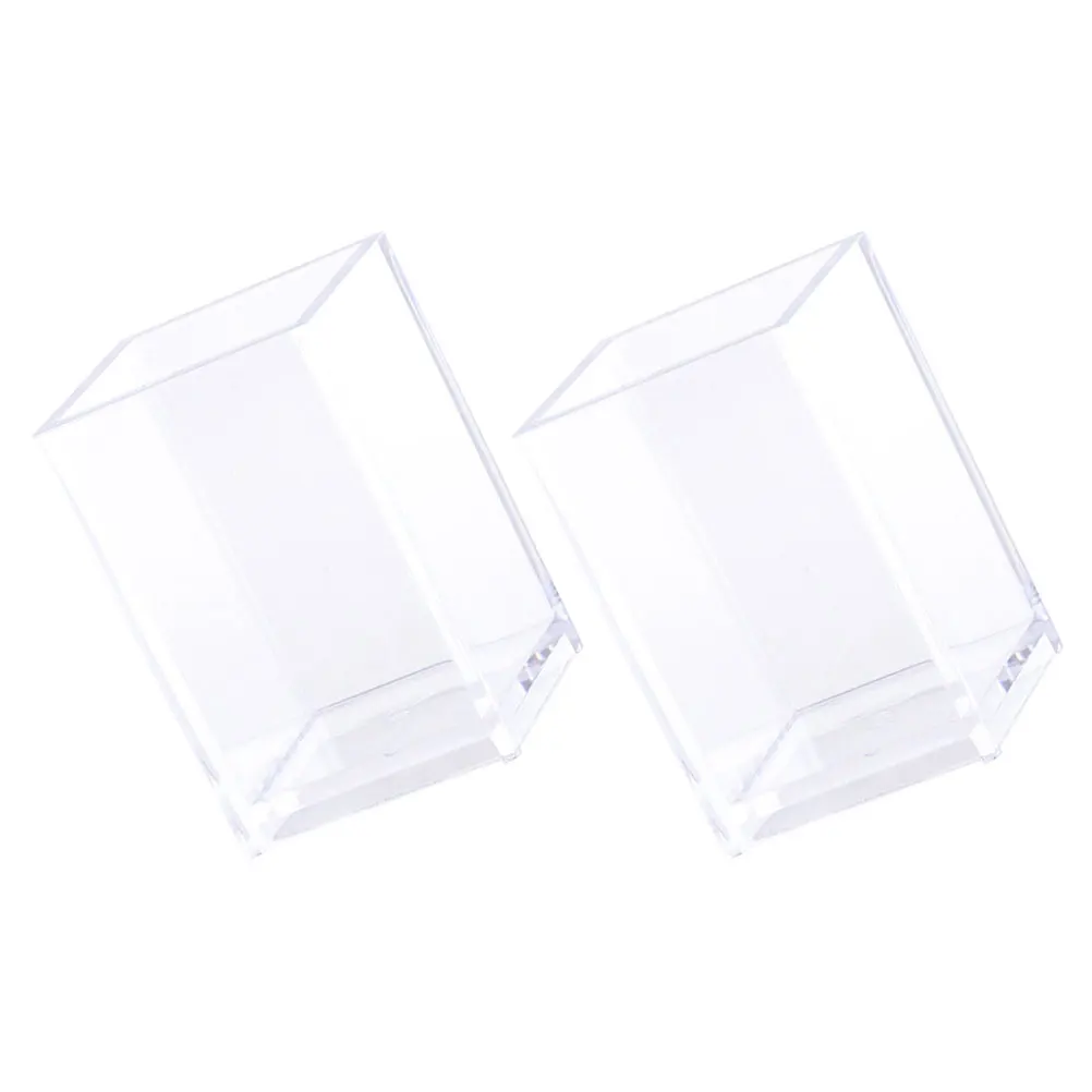 

Pen Holders Storage Box Stationery Organizers Pencil Transparent Baskets Student