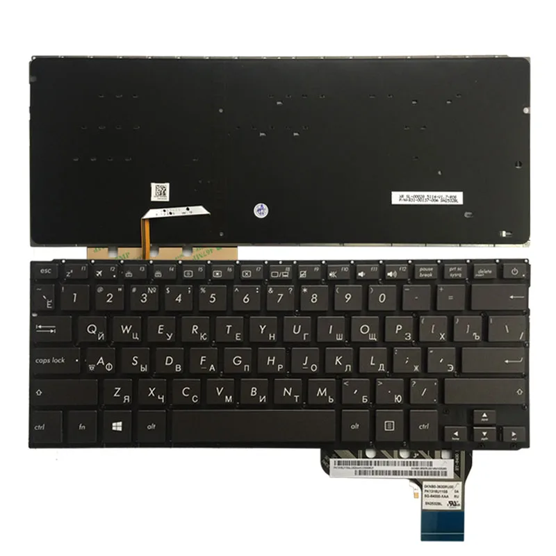 

Русская клавиатура для Asus Zenbook UX302 U303 U303LB U303LN U303UA U303UB UX303L UX303 U303L UX303LN с подсветкой