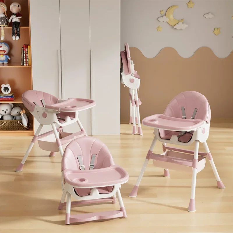 Baby Dining Chair Wholesale Adjustable Child Table Chair Baby Chair Bb Stool Can Lie Down Baby Dining Table Portable