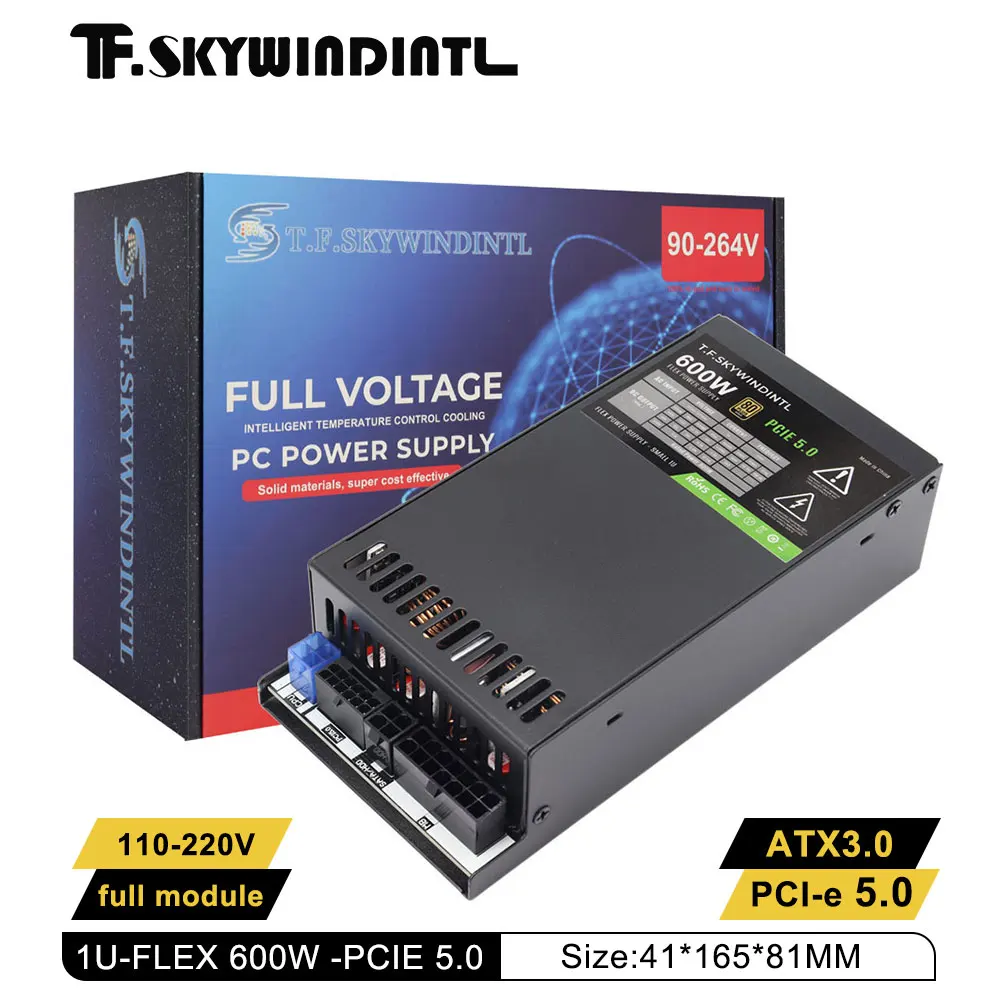 

ATX 3.0 PCI-E gen5 flex ATX модульный 600W 1U Flex ATX PSU Блок питания для ПК ENP-7660B для K39 A4 S3 G5 ITX Mini Case Game Desktop