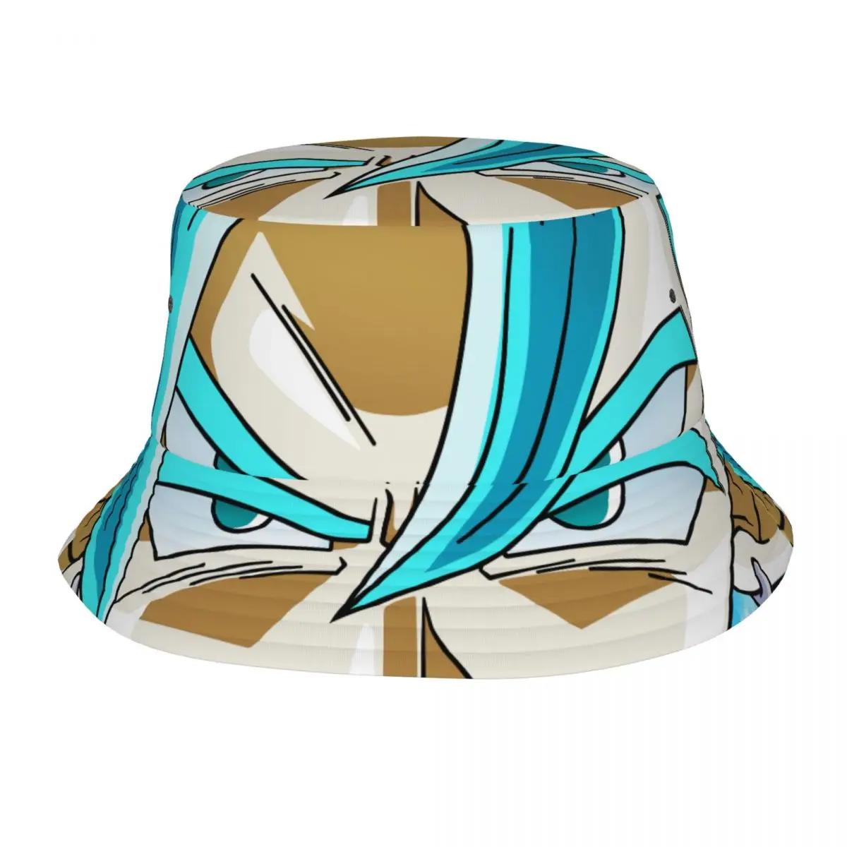 Woman Bucket Hats Eye Beach Hatwear Packable Camping Fishing Fisherman Cap Dragon Ball Anime Session Hats Gift Idea