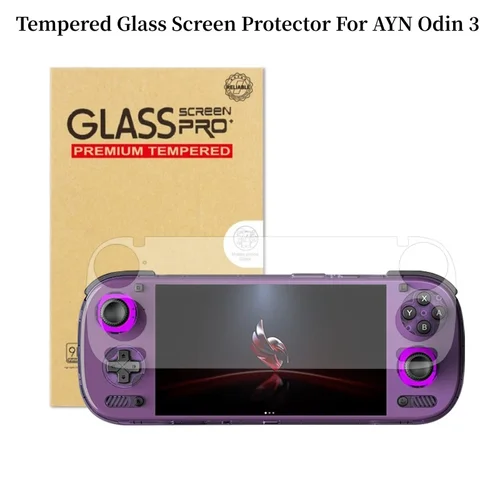 Imagen 1 del producto Protector de pantalla de vidrio templado Original portátil AYN Odin 3 Odin3 HD protectores de pantalla de vidrio templado accesorios de juego de película