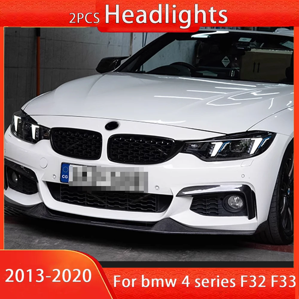 

Car Headlamp For BMW F32 Headlights 2013-2019 4 Series F33F36 M4 latest Styling LED Daytime Lights Dual Projector Car Accesorios