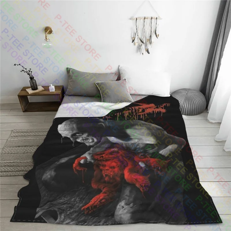 Bloodbath-Nightmares Made Flesh Ss Entombed Dismember Katatonia Blanket Thicken Home Decor Faux Fur Mink