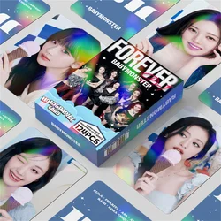 124 pz/set KPOP Babymonster FOREVER Album carte Laser olografiche adesivi Ahyeon cami Ruka Asa Selfie photoward Fans Collection